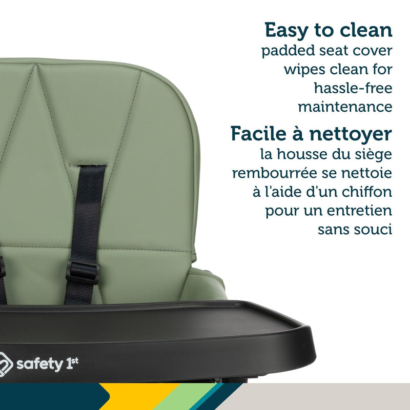 Safety 1st Lily Compact Foldable Mineral Green High Chair B4
