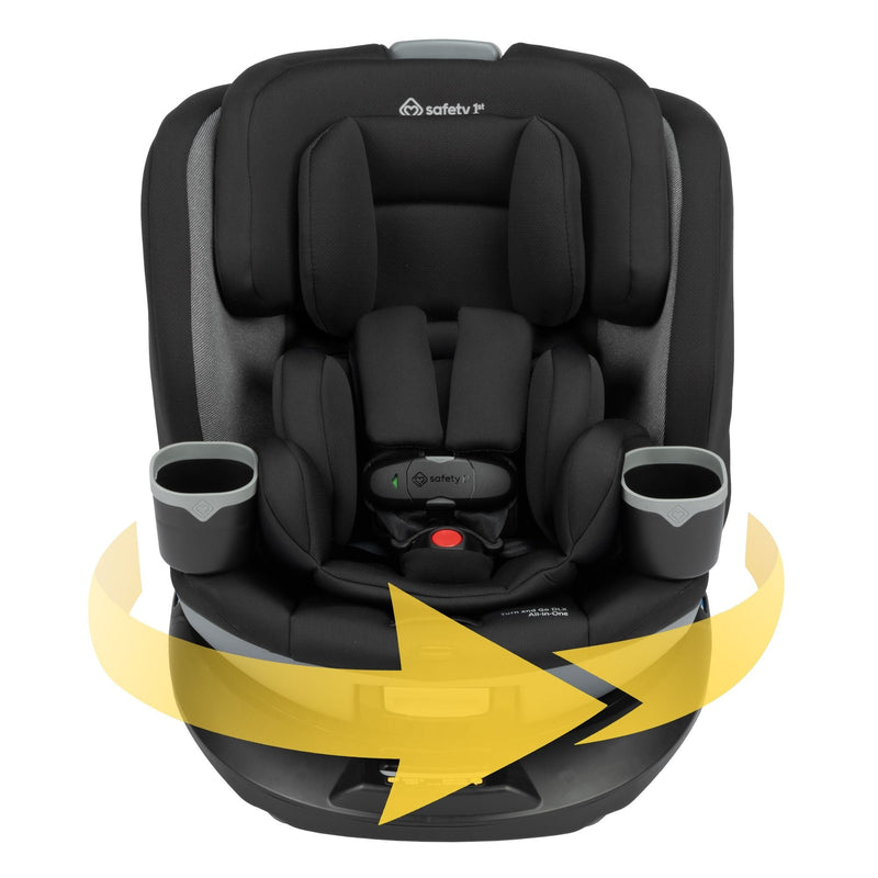 Safety 1st Turn and Go All-in-One Convertible Car Seat with SafetySwivel 360 Rotational Technology, Dots S2