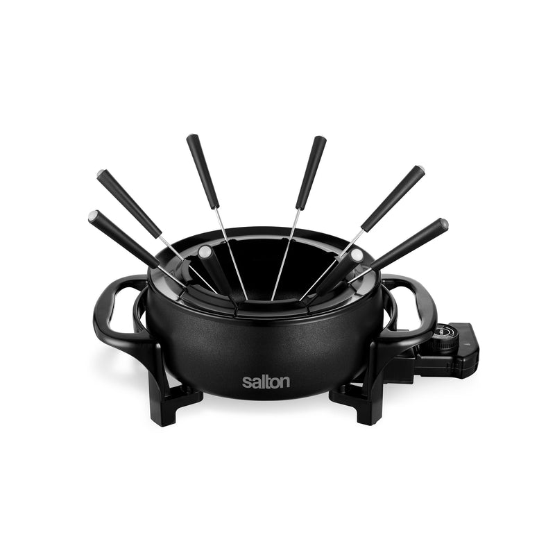 Salton Fondue Set, Black N2