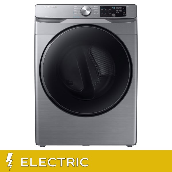 Samsung 7.5 cu ft. Platinum Electric Dryer with Steam Sanitize H0
