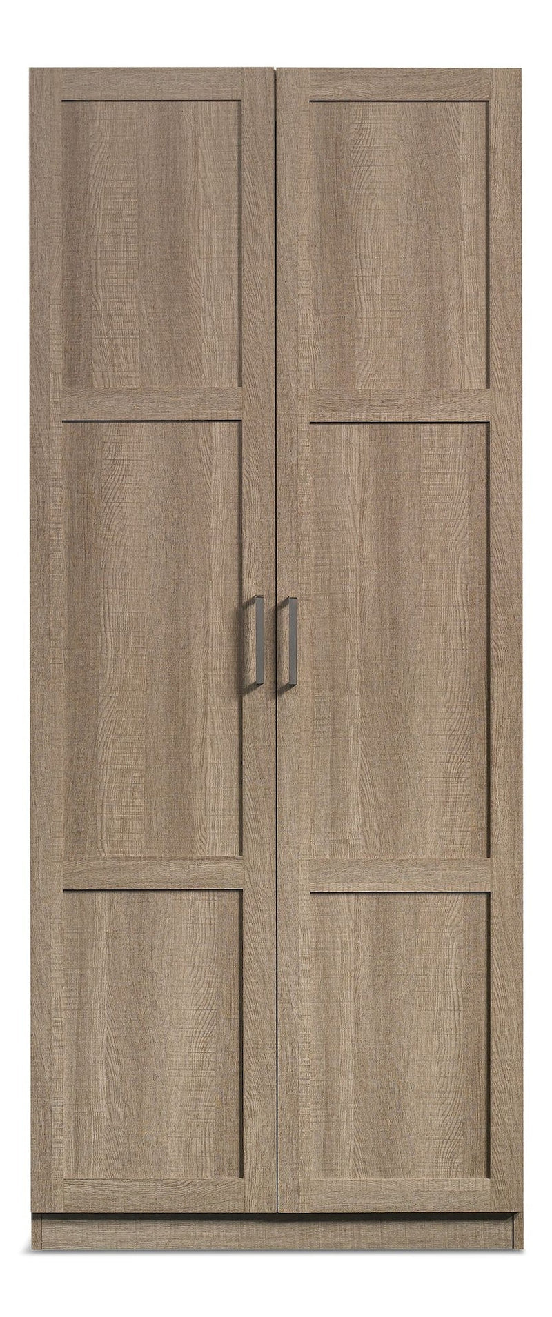 Sauder 2-Door Storage Cabinet With Adjustable Shelves, Oak Finish U7