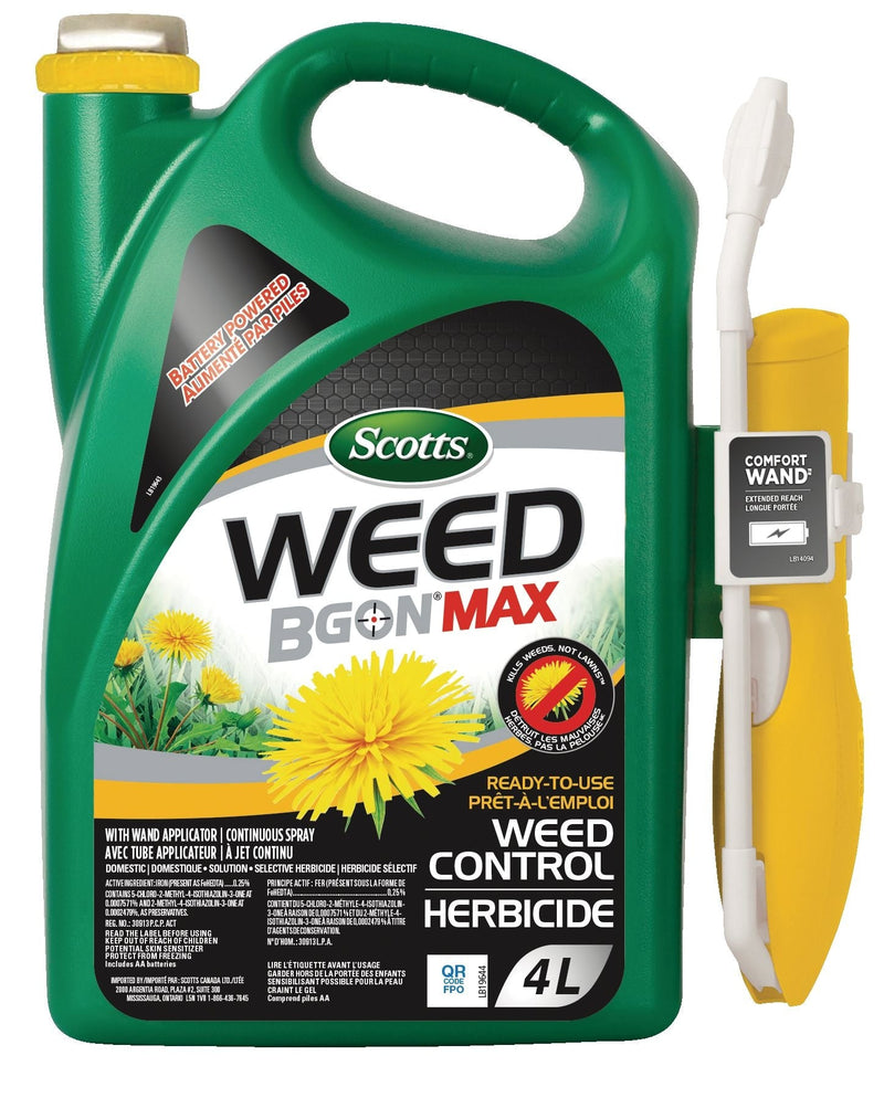 Scotts Ecosense Weed B Gon MAX Ready-To-Use Weed Control Battery Powered Spray, 4-L M3