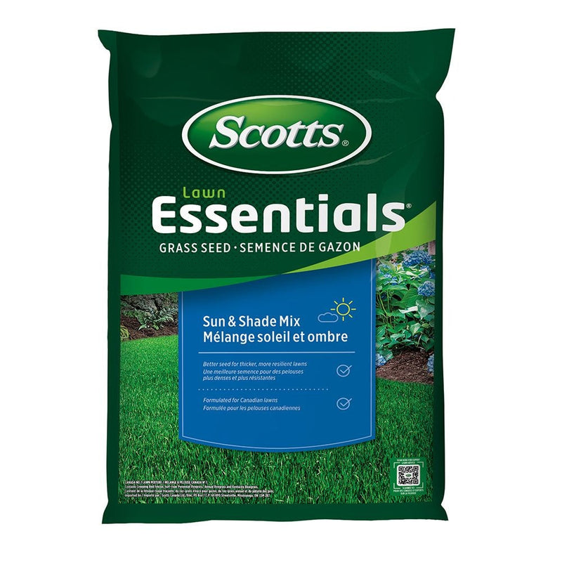 Scotts Lawn Essentials Sun & Shade Grass Seed Mix, Weed-Free, 5-kg D1