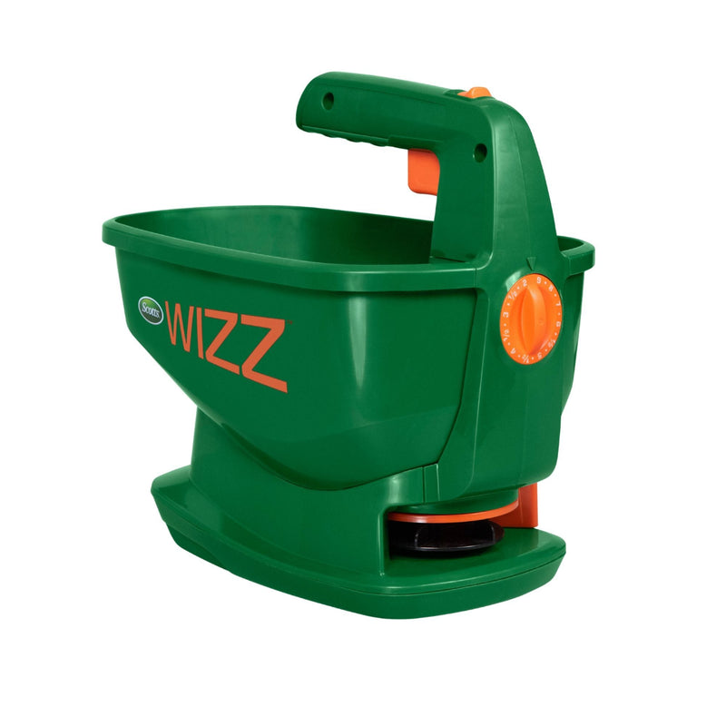 Scotts Wizz Hand-Held Spreader, Battery Operated, 2500 sq. ft. X3