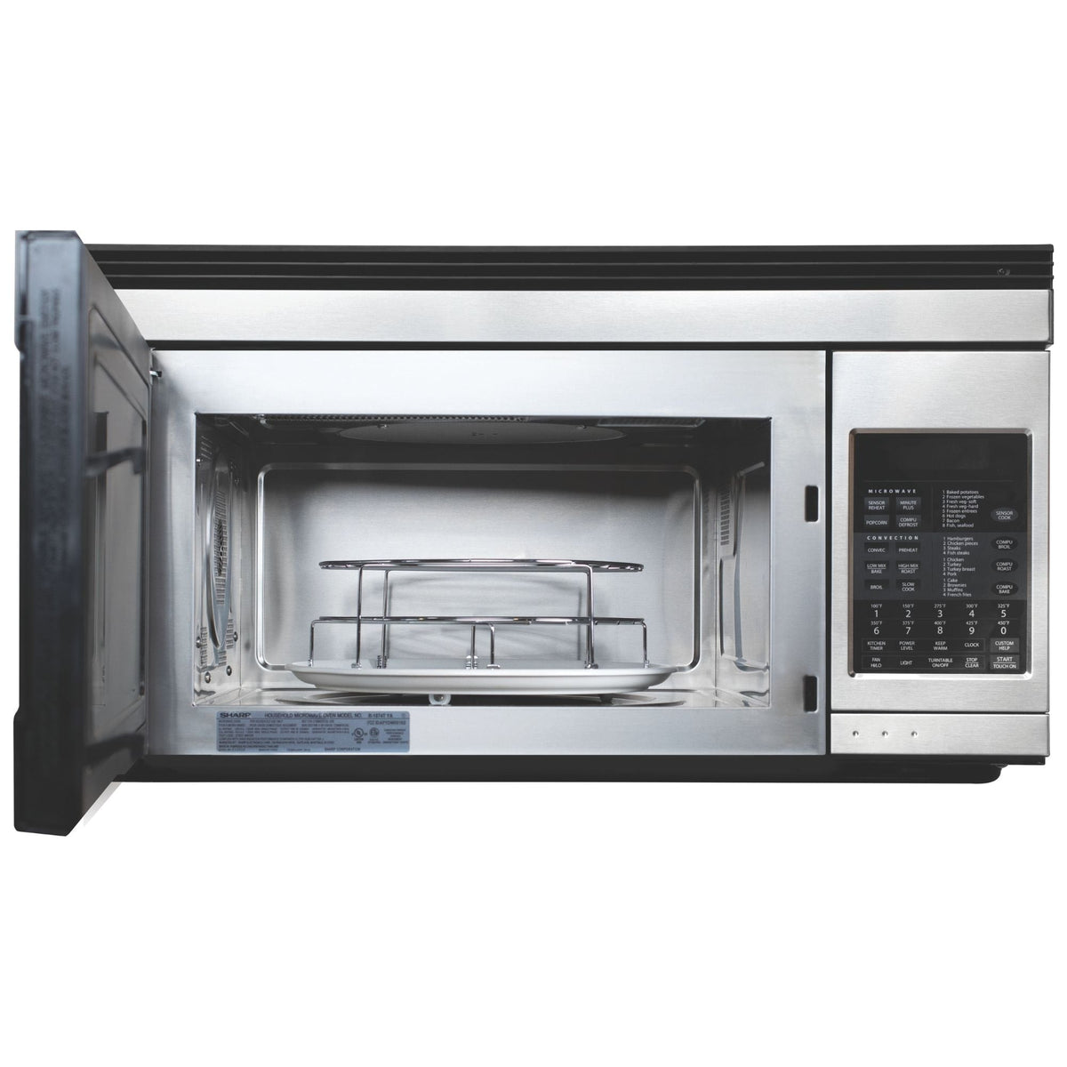 Sharp Carousel Over-the-Range Microwave Oven, 1.1-cu-ft