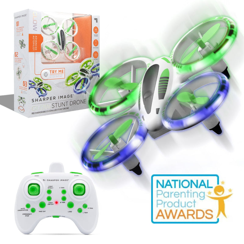 Sharper Image Drone Stunt Glow LED 5inch U5