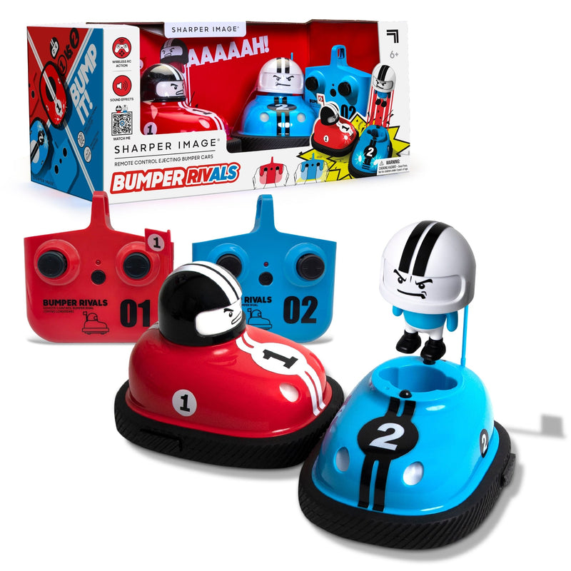 Sharper Image Road Rage Speed Bumper Remote Controlled Car Toy, 2-pk A9