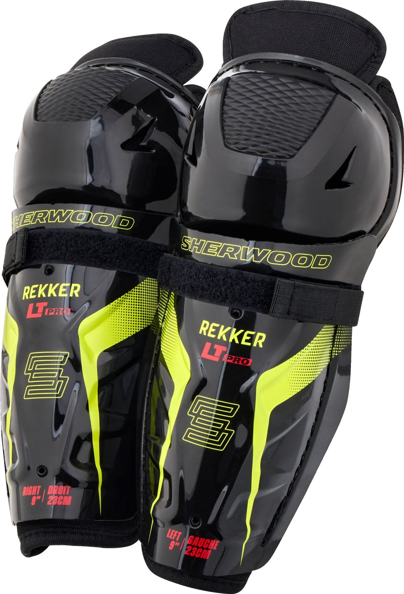 Sherwood Rekker LT Pro Hockey Shin Guards, Youth, Assorted Sizes R7