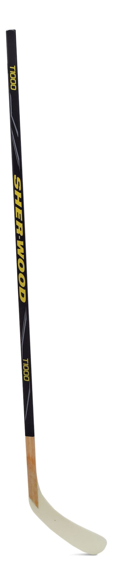 Sherwood T1000 Wood Street Hockey Stick with ABS Blade, Junior O7