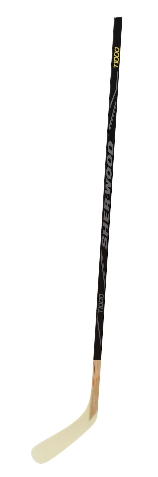 Sherwood T1000 Wood Street Hockey Stick with ABS Blade, Senior I7