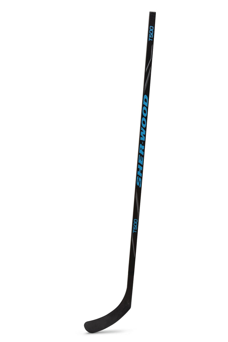Sherwood T500 Wood Street Hockey Stick with Injected Blade, Junior O3