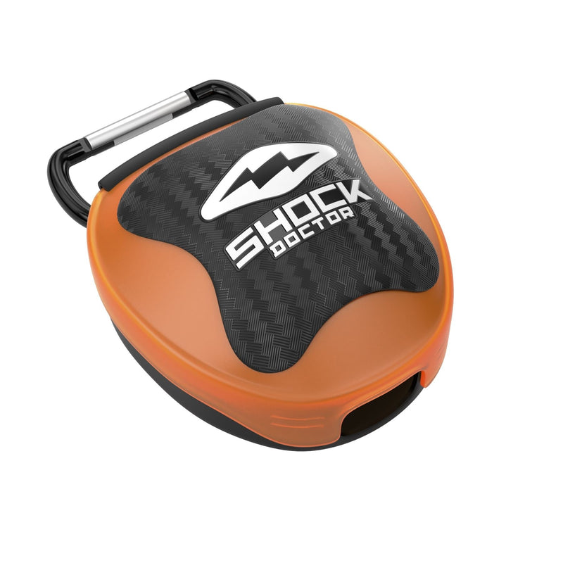 Shock Doctor Mouthguard Case, Orange/Black, One Size Fits Most U1
