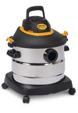 Shop-Vac 2031848 2.5 Peak HP Stainless Steel Wet/Dry Shop Vacuum with Hose and Accessories, 30-L