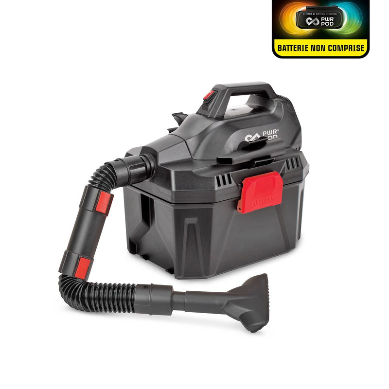 Shop-Vac 20V Cordless Wet/Dry Shop Vacuum, 7.5-L, Tool Only, PWR POD Compatible R0