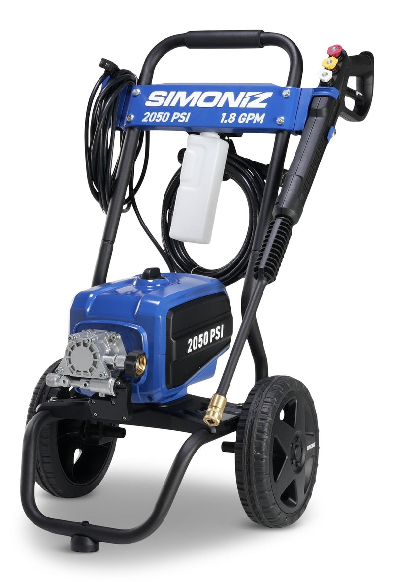 Simoniz 2050 PSI Electric Pressure Washer with Foam Blaster S5
