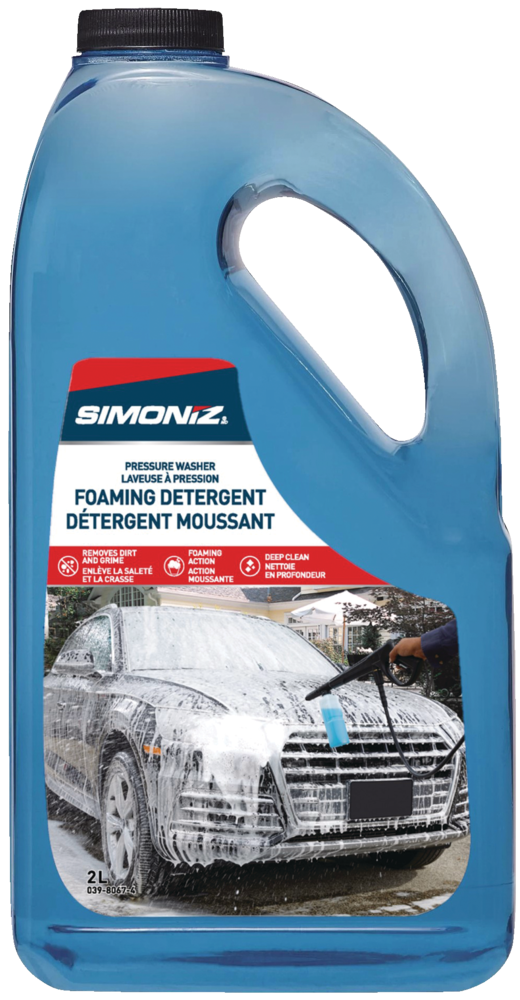 Simoniz Non-Toxic Foaming Pressure Washer Detergent for Vehicles & Boats, Concentrate, 2L S3