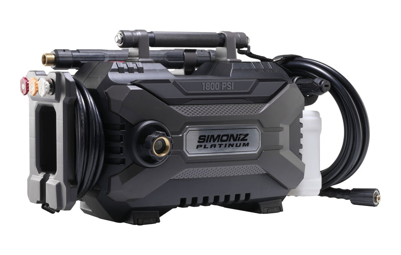 Simoniz Platinum1800 PSI 2.0 GPM Corded Cold Water Brushed Electric Pressure Washer with Foam Blaster Q0