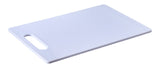 Simplicite Polyethylene Cutting Board, White, 14x11-in