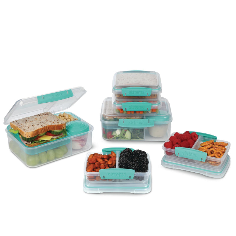 Sistema Bento To-Go Box, 6-pk, Assorted Colours Q8
