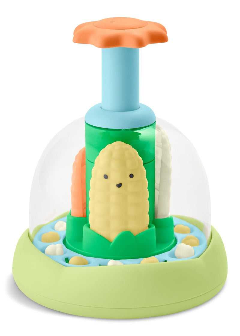 Skip Hop Farmstand Push & Spin Popper Baby Learning Toy, Ages 6m+ D7