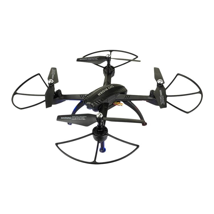Sky Rider X-11 Stratosphere Quadcopter Drone with Wi-Fi Camera, Black E3