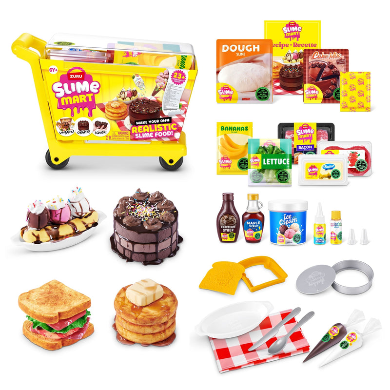 Slime Mart Shopping Cart Series 1, Playset, Yellow F1