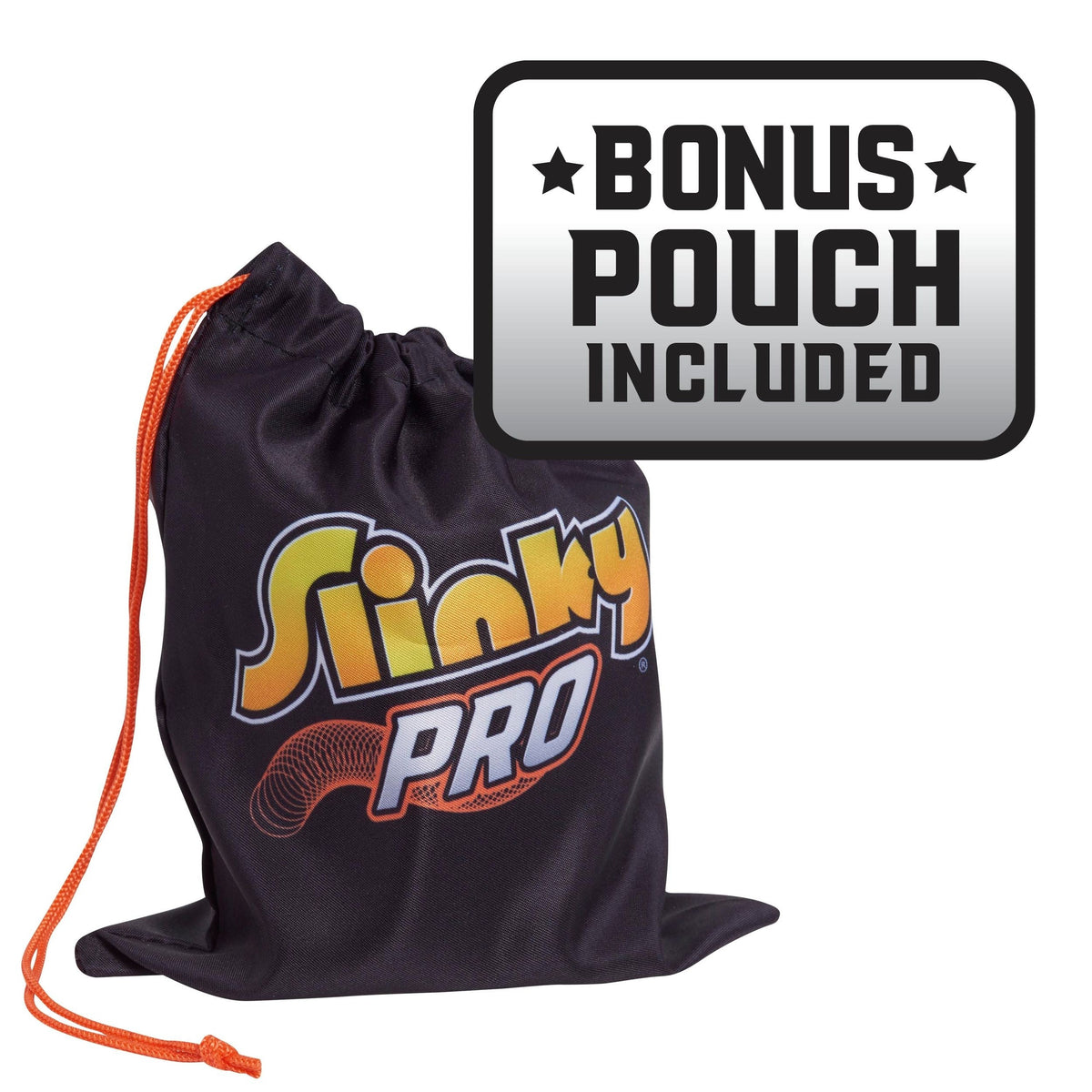 Slinky Pro Neon Colours with Pouch, 3.5-in