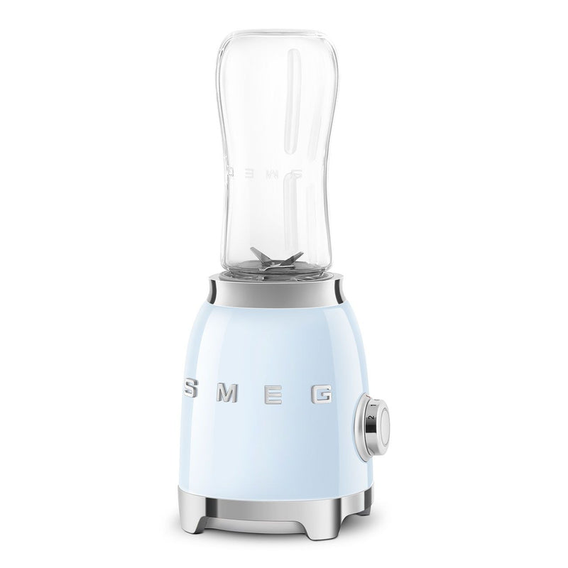 SMEG 300W Stainless Steel Personal Jar Blender, Pastel Blue N4