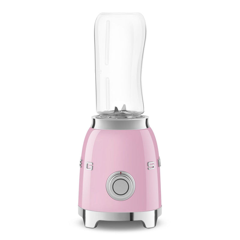 SMEG 300W Stainless Steel Personal Jar Blender, Pink O4
