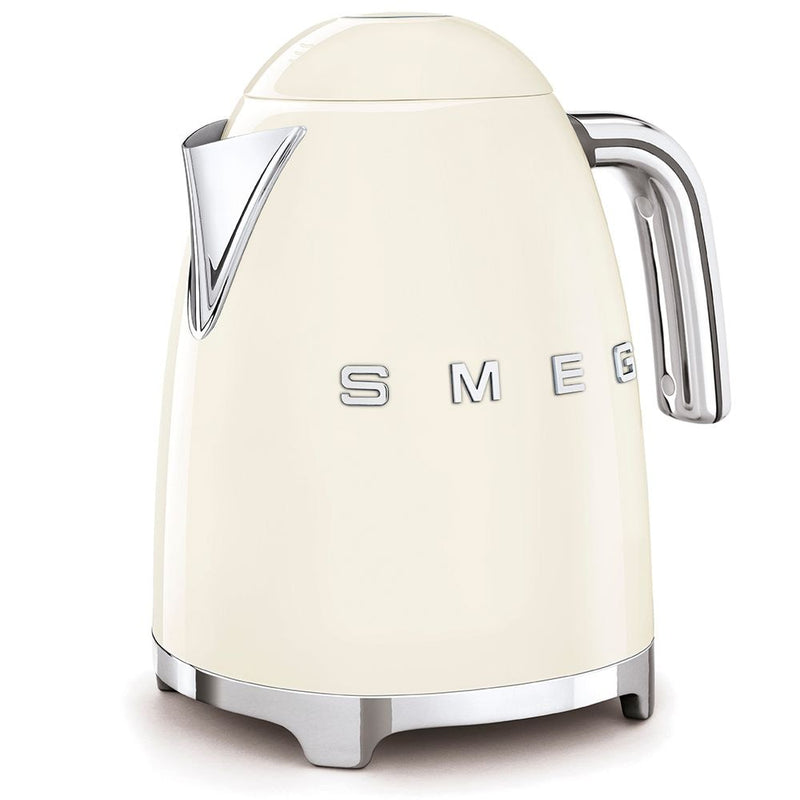 Smeg 50s Retro Style Fix Temperature Countertop Kettle, 1400W, 1.7-L, Cream R7