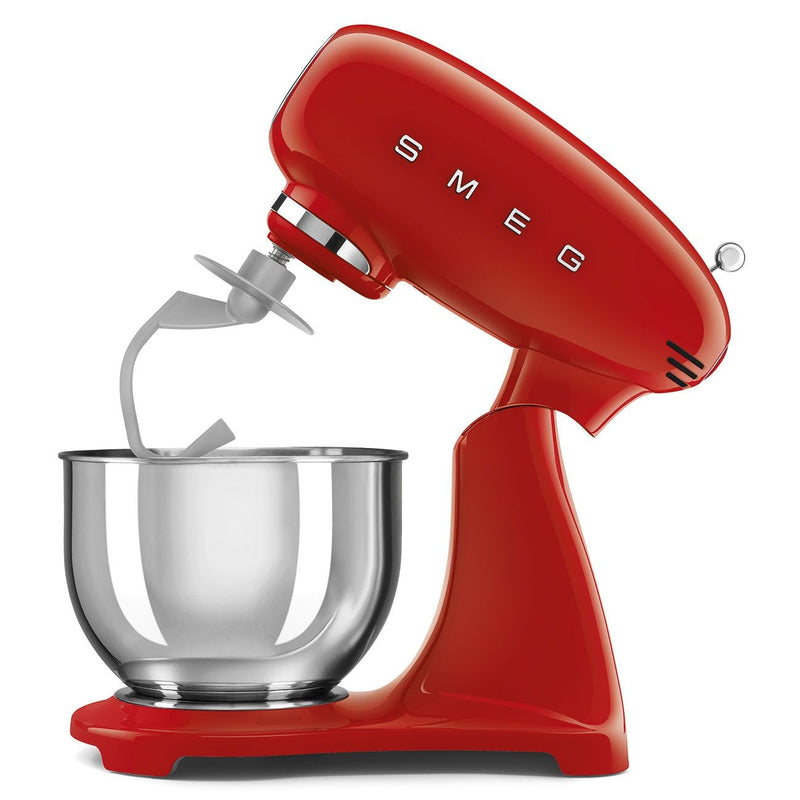 SMEG 600W Vintage Tilting Stand Mixer, 10-Speed, Red X5