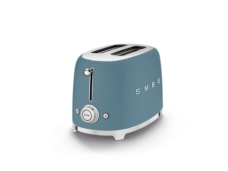 SMEG Compact 2-Slice Traditional Toaster, Storm Blue Z9
