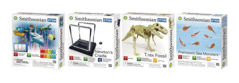 Smithsonian STEM 4-in-1 Micro Science Super Value Pack For Kids, Ages 8+ A0