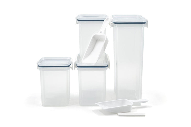 Snaplock Pantry Modular Glasslock Food Storage Container Starter Set, 4-pc D6