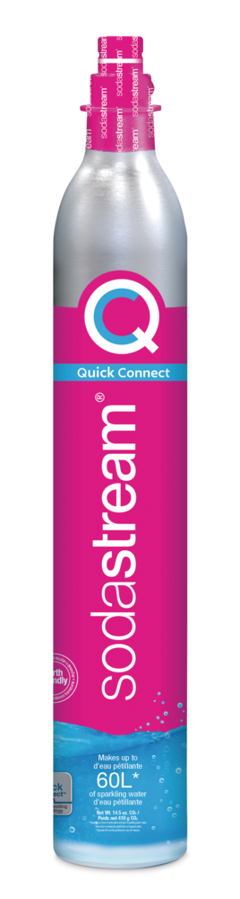SodaStream CO2 Quick Connect Carbonator, 60-L, Exchange Program J9