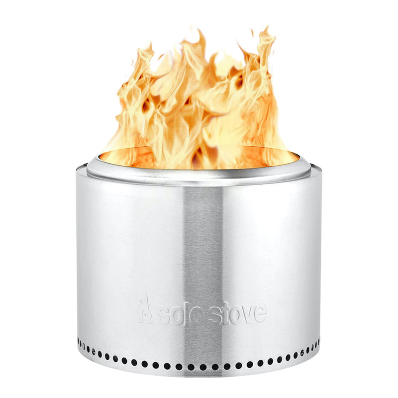 Solo Stove Stainless Steel Smokeless Bonfire Fire Pit with Removable Ash Pan, 19.5 x 14-in Z0