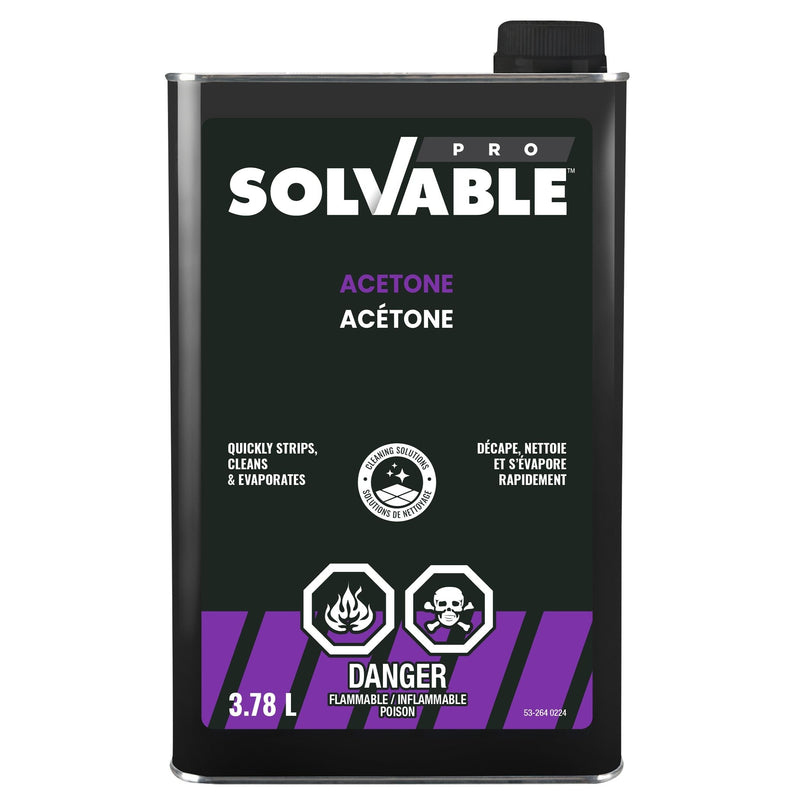 Solvable Professional Grade Acetone, 3.78-L Y7