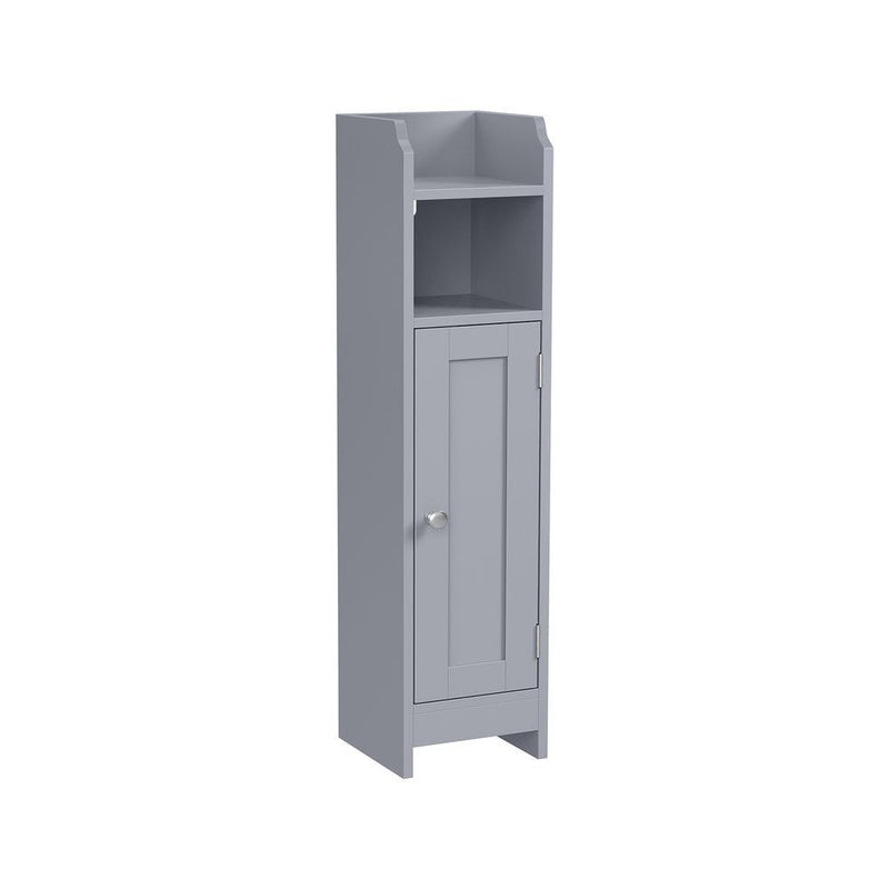 Songmics Home 6-Tier Dove Grey Cabinet with 5 Adjustable Shelves L8