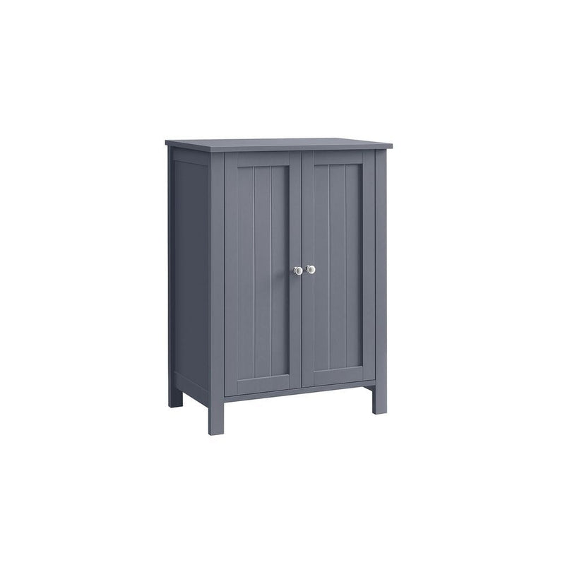 Songmics Home Dove Grey Floor Cabinet with 2 Adjustable Shelves M9