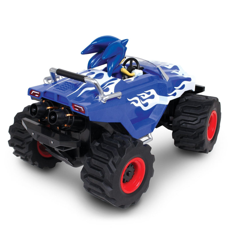 Sonic The Hedgehog RC Monster Truck Toy for Ages 6+, Various Vehicles H1