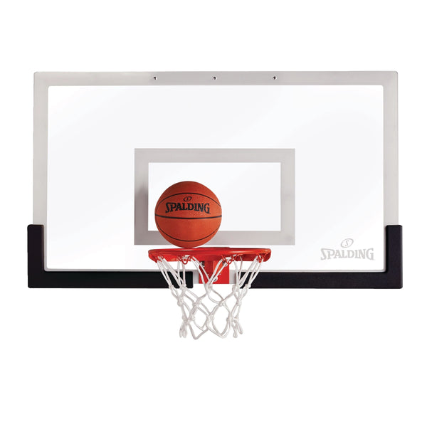 Spalding 180° Arena Slam Jam Pro Over-The-Door Mini Basketball Hoop & Net with Ball Q2