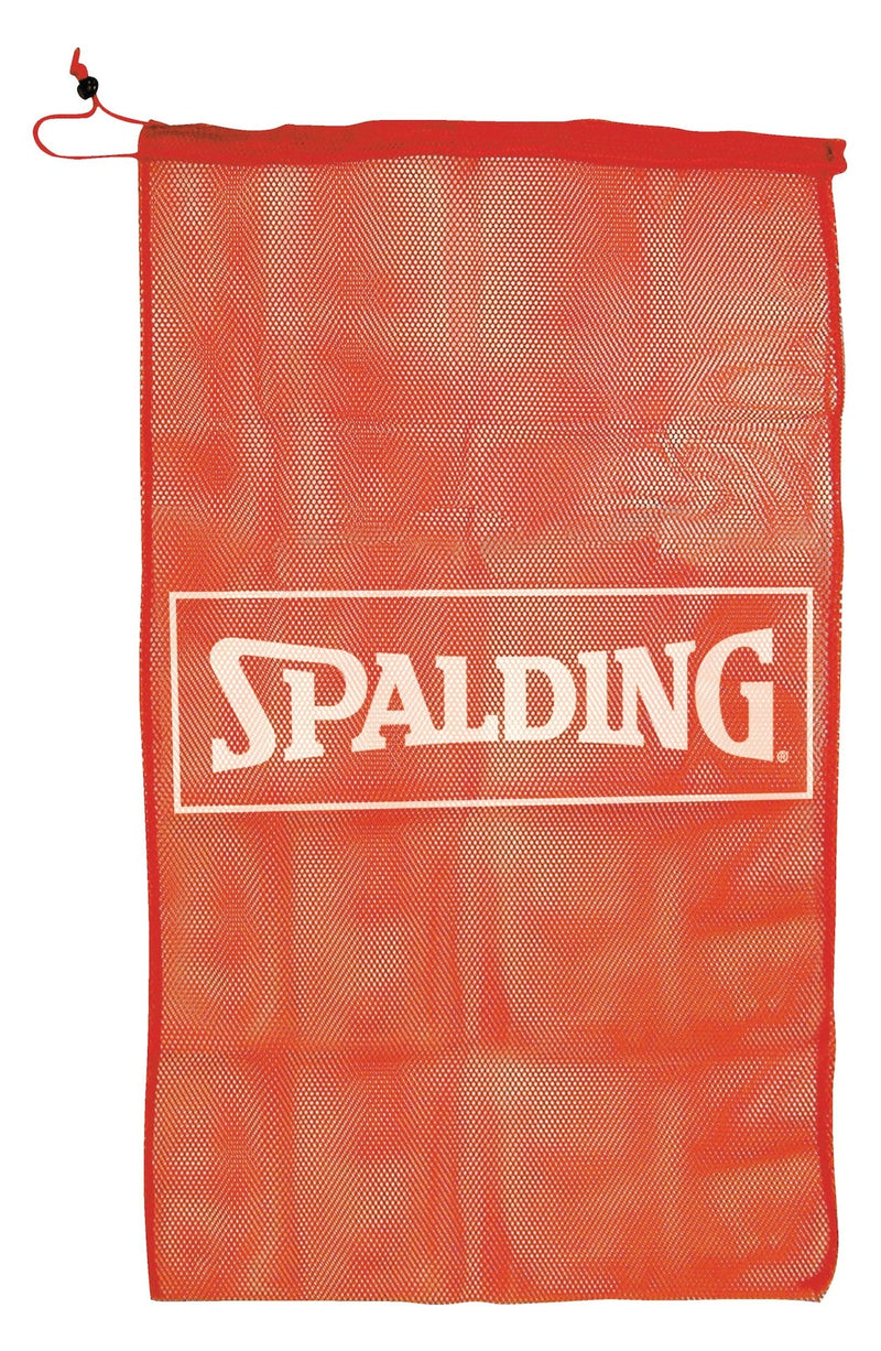 Spalding Mesh Sporting Equipment, Gear & Ball Bag with Drawstring I8