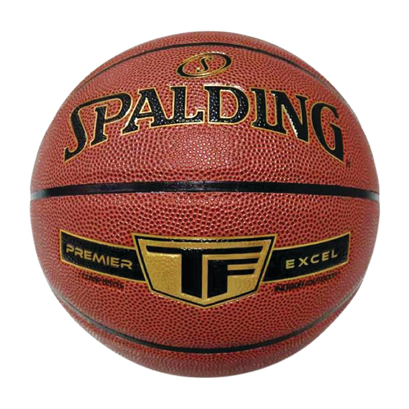 Spalding Premier Excel Indoor/Outdoor Composite Basketball, Official Size 7, 29.5-in I5
