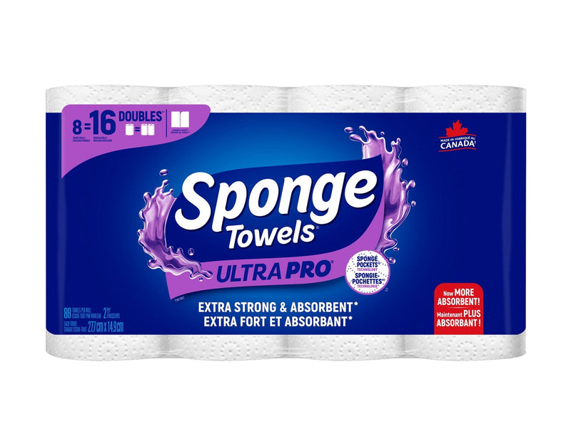 Sponge Towels Ultra Pro Paper Towels, 8=16 rolls J8