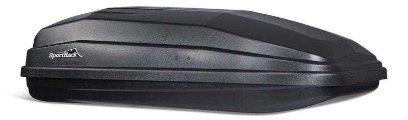 SportRack Vista SR7018 Rectangle-Shaped Roof Top Cargo Box, Lockable, X-Large, Black M8