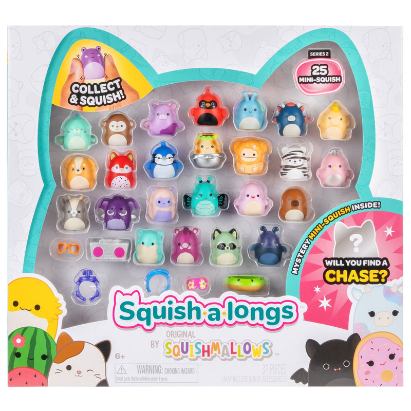 Squishmallows Squish A Longs Pack for Ages 3+, 25-pk B7