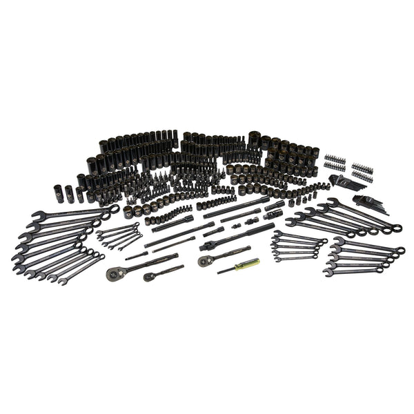 Stanley 403 Piece Black Chrome Socket Set G0