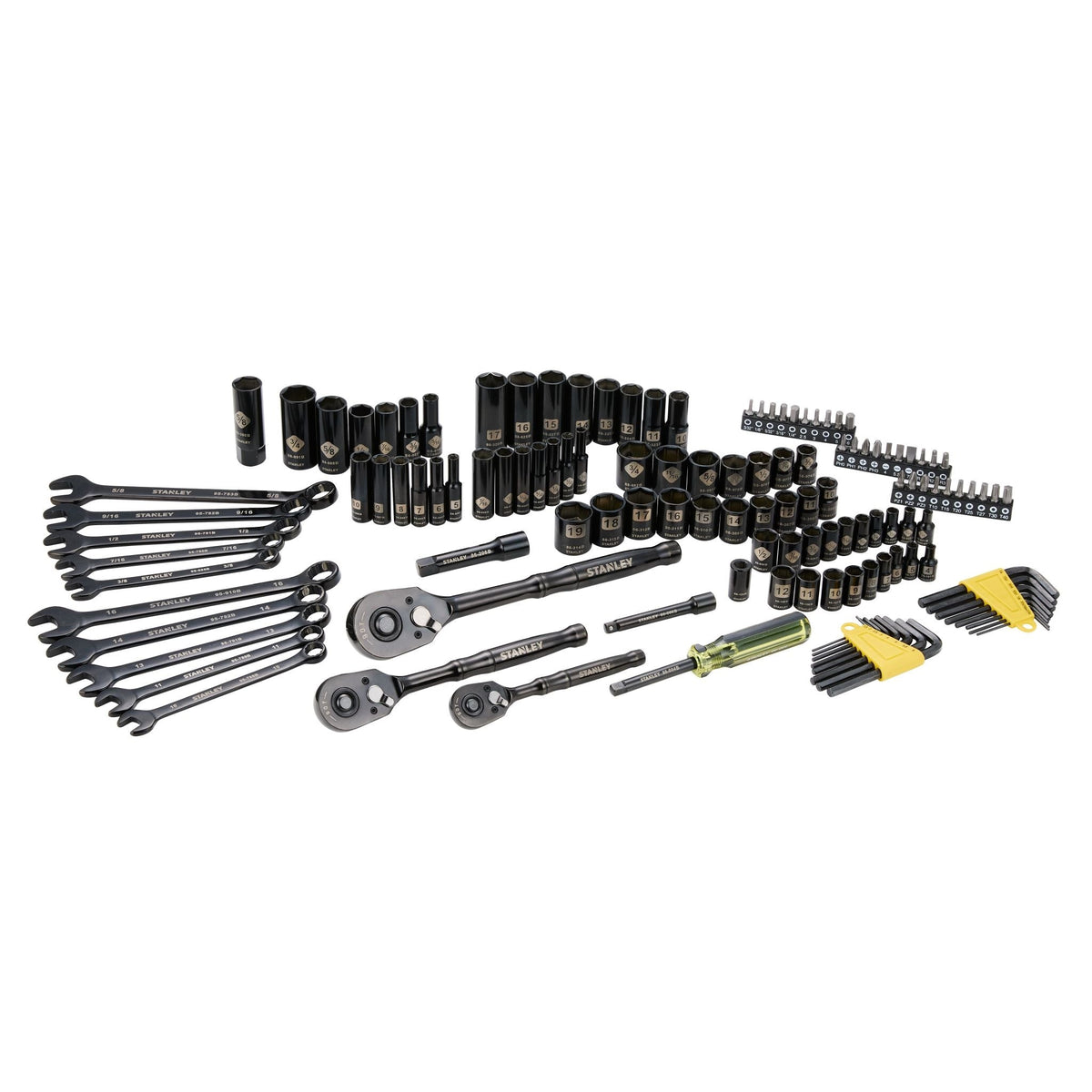 Stanley Pro Max Black Chrome Socket Set, 126-pc