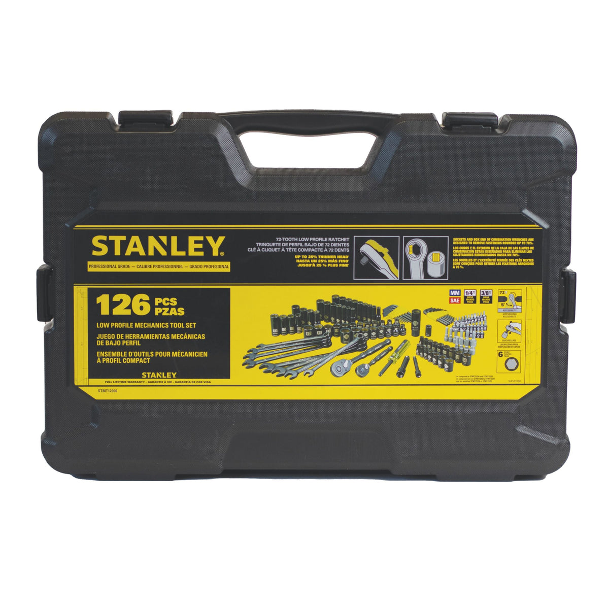 Stanley Pro Max Black Chrome Socket Set, 126-pc