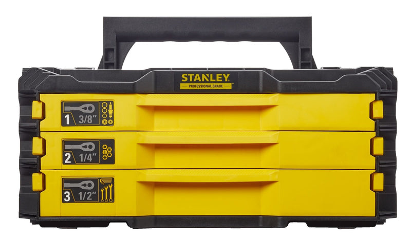 Stanley Professional Grade Black Chrome Socket Set, SAE/Metric, 236-pc S7